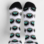 Uit deze wereld alien UFO-ruimte Sokken (Top)