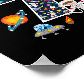 Uit deze wereld ben ik 7 Outer Space 7 jaar oud 7e Poster (Hoek)