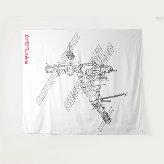 Uit deze wereld-boomstammen wandkleed (Voorkant (horizontaal))