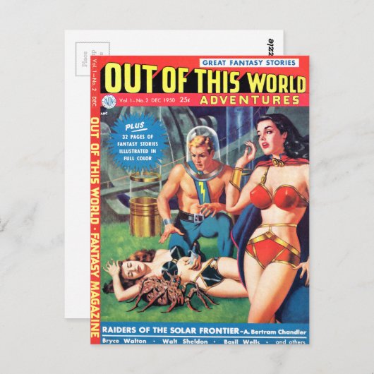 Uit deze wereld briefkaart (Voorkant / Achterkant)