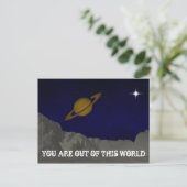Uit deze wereld briefkaart (Staand voorkant)