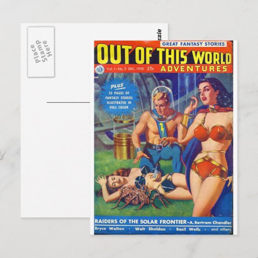 Uit deze wereld briefkaart (Voorkant / Achterkant)