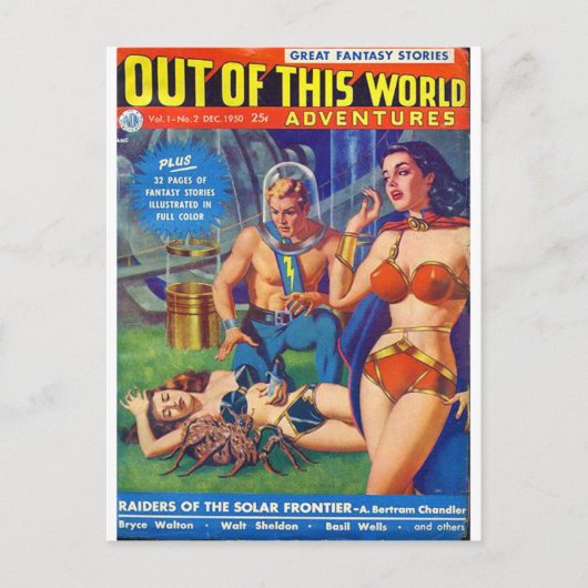 Uit deze wereld briefkaart (Voorkant)