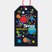 Uit deze wereld! cadeaulabel (Voorkant)