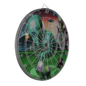 Uit deze wereld dartbord (Voorkant Links)