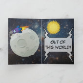 Uit deze wereld feestdagen kaart (Binnen)