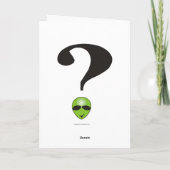 uit deze wereld feestdagen kaart (Achterkant)