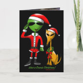 uit deze wereld feestdagen kaart (Voorkant)