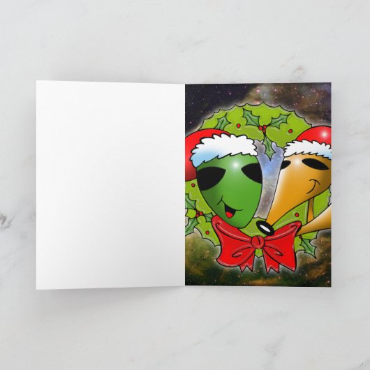 uit deze wereld feestdagen kaart (Binnen)