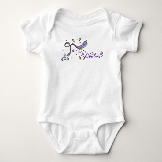 Uit deze wereld Flat & Fabulous T-shirt (Voorkant)