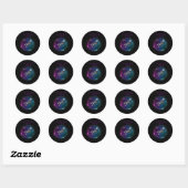 Uit deze wereld GeneZ Quote Ronde Sticker (Vel)