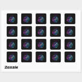 Uit deze wereld GeneZ Quote Vierkante Sticker (Vel)