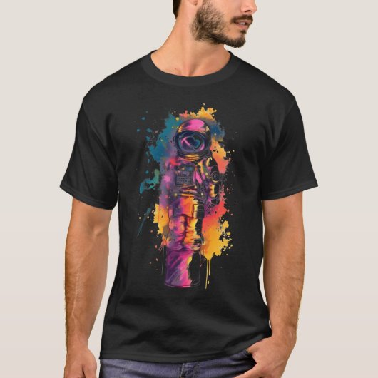 Uit deze wereld graffiti stijl t-shirt (Voorkant)