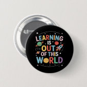 Uit deze wereld Grappige Trending Meme Quote Ronde Button 5,7 Cm (Voorkant /achterkant)