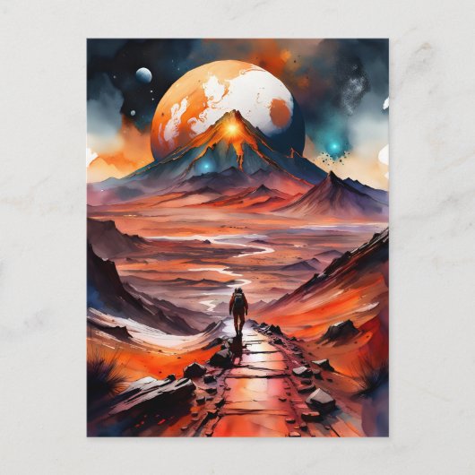 Uit deze wereld - Het pad vooruit Briefkaart (Voorkant)