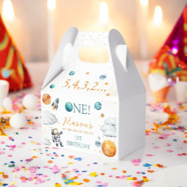 Uit deze Wereld Jongen Verjaardag Astronaut Space Bedankdoosjes