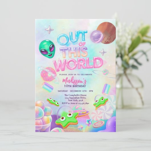 uit deze wereld kaart (Staand voorkant)