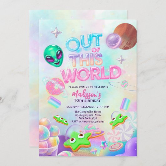 uit deze wereld kaart (Voorkant / Achterkant)