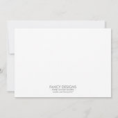 Uit deze wereld kaart (Achterkant)