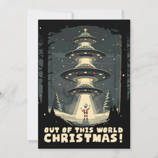 Uit deze wereld Kerst! Feestdagenkaart