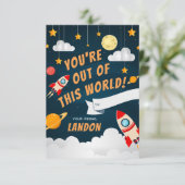 Uit Deze Wereld Klaslokaal Valentijnsdag Kaart (Staand voorkant)