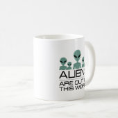 Uit deze wereld koffiemok (Voorkant rechts)