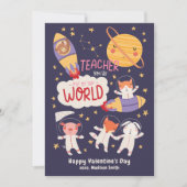 Uit deze Wereld Leraar Valentijnsdag Kaart (Voorkant)