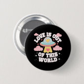 Uit deze wereld meme grappig citaat ronde button 5,7 cm (Voorkant /achterkant)