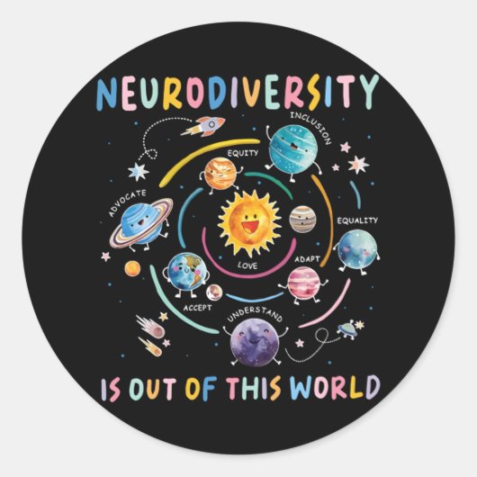 Uit deze wereld Meme Viral Quote Meme Ronde Sticker (Voorkant)