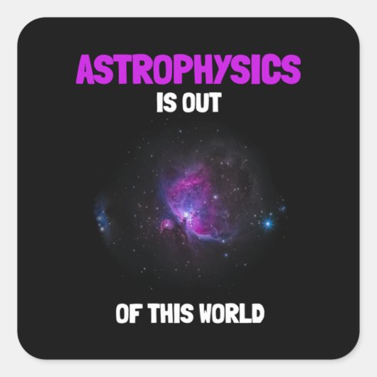 Uit deze wereld meme voor GeneZ Vierkante Sticker (Voorkant)