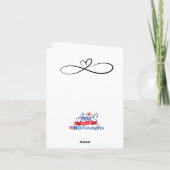 Uit deze wereld Puns Verjaardag Kaart (Achterkant)