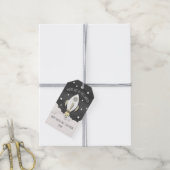 Uit deze wereld ruimte roze klaslokaal Valentijn Cadeaulabel (Met Touw)