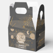 Uit deze wereld ruimte verjaardag bedankdoosjes (Geopend)