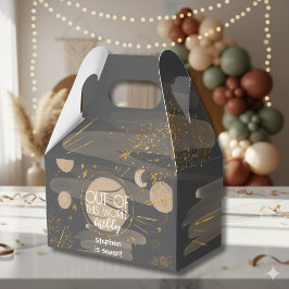 Uit deze wereld ruimte verjaardag bedankdoosjes