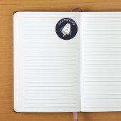 Uit Deze Wereld Ruimteraket Sticker