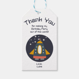 Uit Deze Wereld Ruimtevaartfeest Favor Labels Cadeaulabel