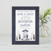 Uit deze wereld save the date (Staand voorkant)