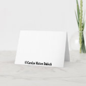 Uit deze wereld Thanksgiving Groet Feestdagen Kaart (Achterkant)