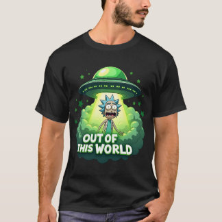 Uit deze wereld UFO Design T-shirt