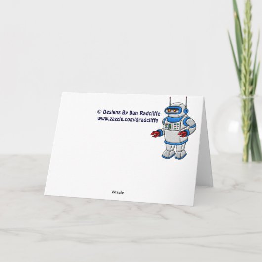 Uit deze wereld verjaardag kaart (Achterkant)