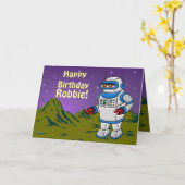 Uit deze wereld verjaardag kaart (Gele Bloem)