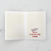 Uit deze wereld verjaardag kaart (Binnen)