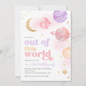 Uit Deze Wereld Verjaardag Uitnodiging (Voorkant)