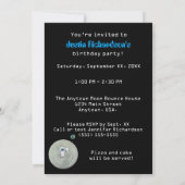 Uit deze wereldastronaut-feest kaart (Achterkant)