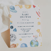 Uit deze World Baby shower uitnodiging