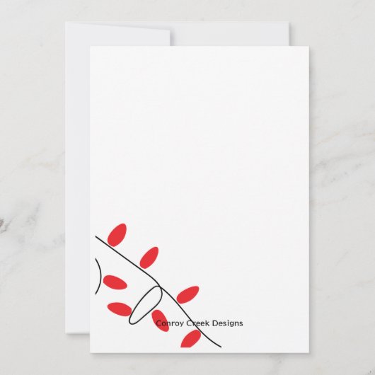 Uit deze World Kerstkaart (Achterkant)