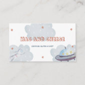 Uit deze World Outer Space Party Food Label (Voorkant)