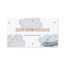 Uit deze World Outer Space Party Food Label