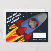 Uit deze World Rocket Classroom Valentijnsdag Feestdagenkaart (Voorkant)