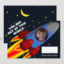 Uit deze World Rocket Classroom Valentijnsdag Feestdagenkaart